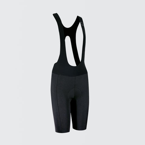 Women's Pro Reflective Bib Shorts - Black