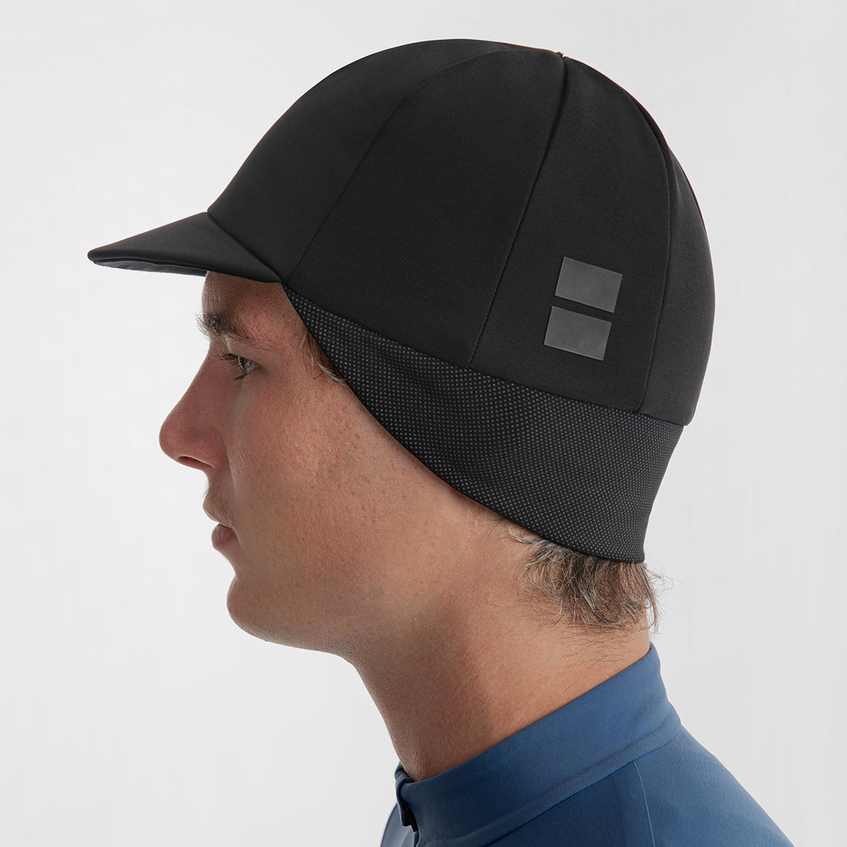 Pro Reflective Windproof Thermal Cap - Black