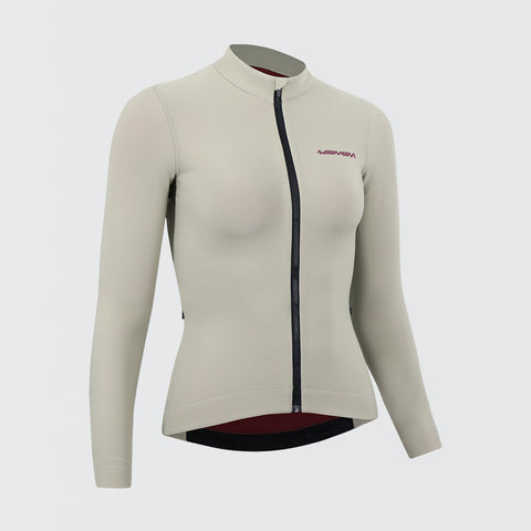Women's Pro Classic LS Thermal Jersey - Taupe