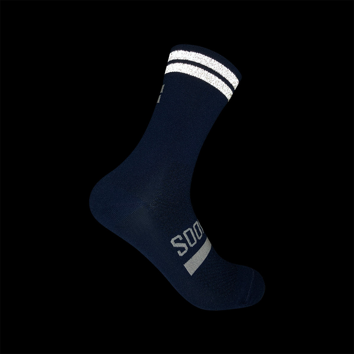 Reflective Chic Logo Cycling Socks - Midnight Blue