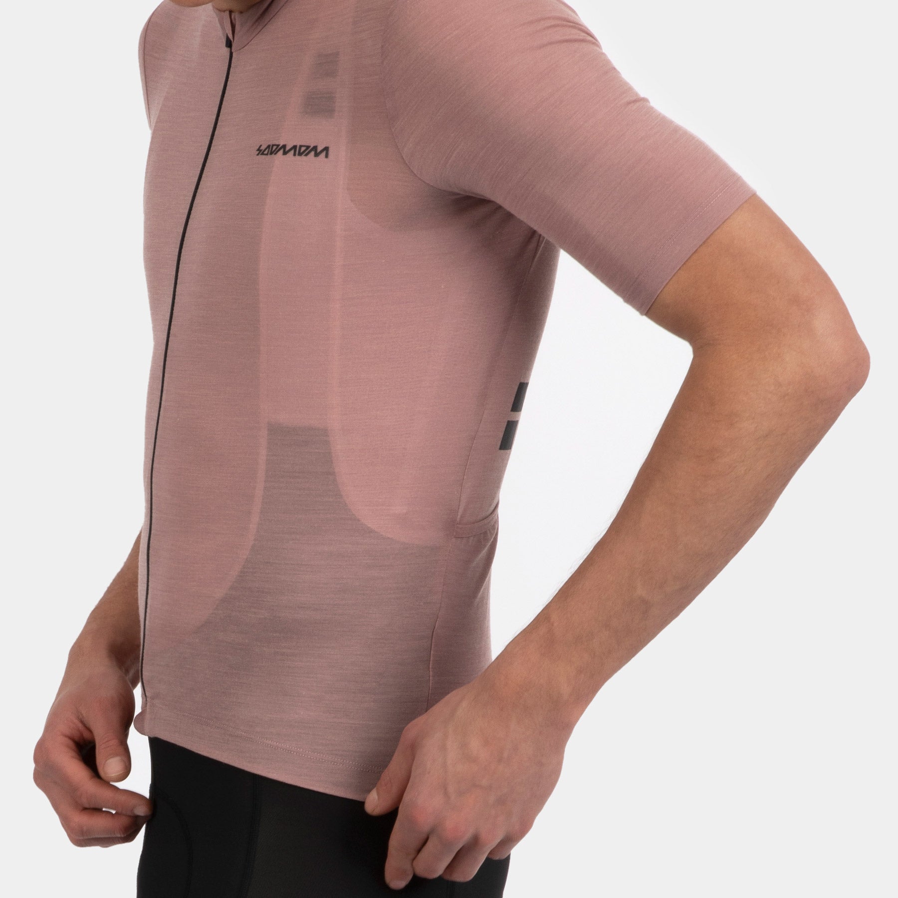 Pro Classic Merino Jersey - Chalk Pink SOOMOM | Cycling Apparel