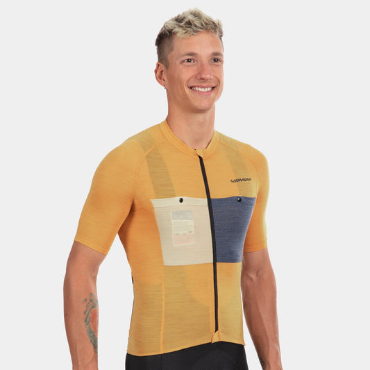 Pro Cargo Merino Jersey -  Sunrise Orange — alternate view