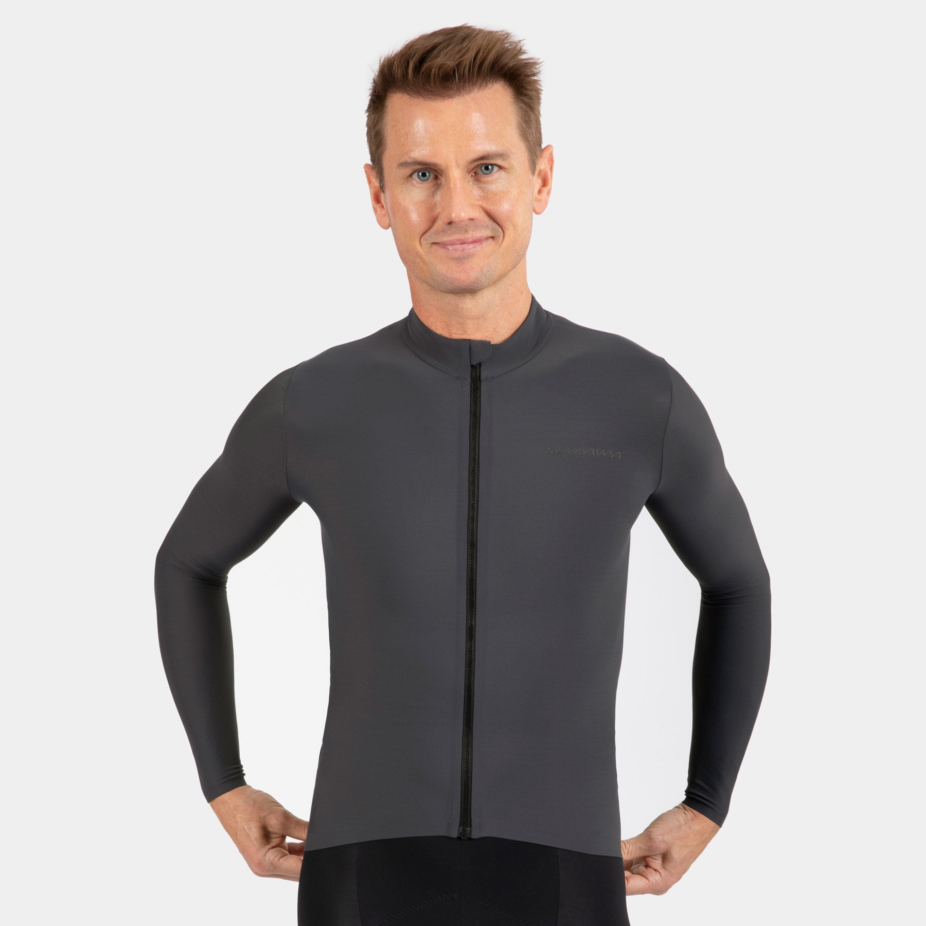 Pro Lightweight LS Thermal Jersey - Steel Grey