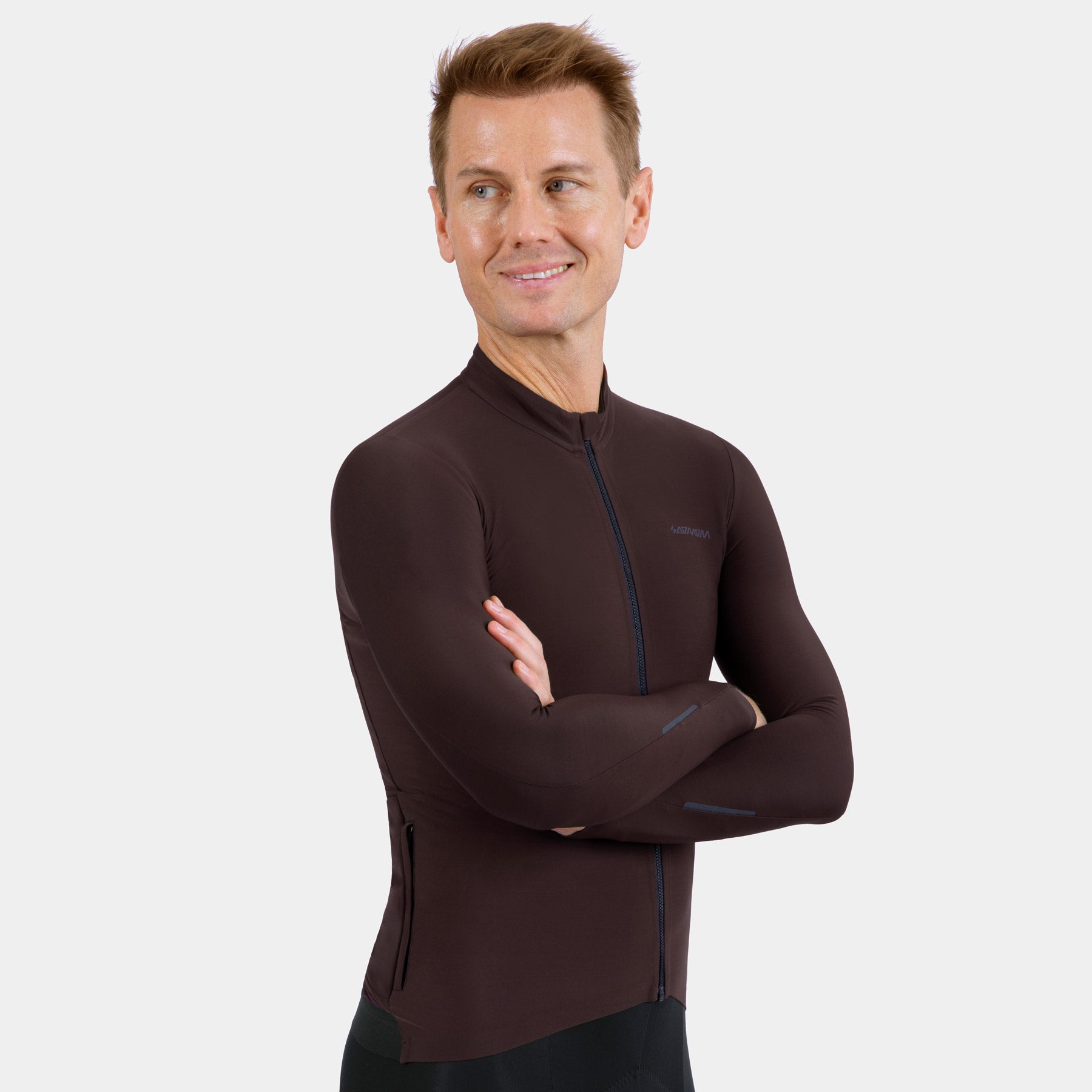 Pro Lightweight LS Thermal Jersey - Wine Purple