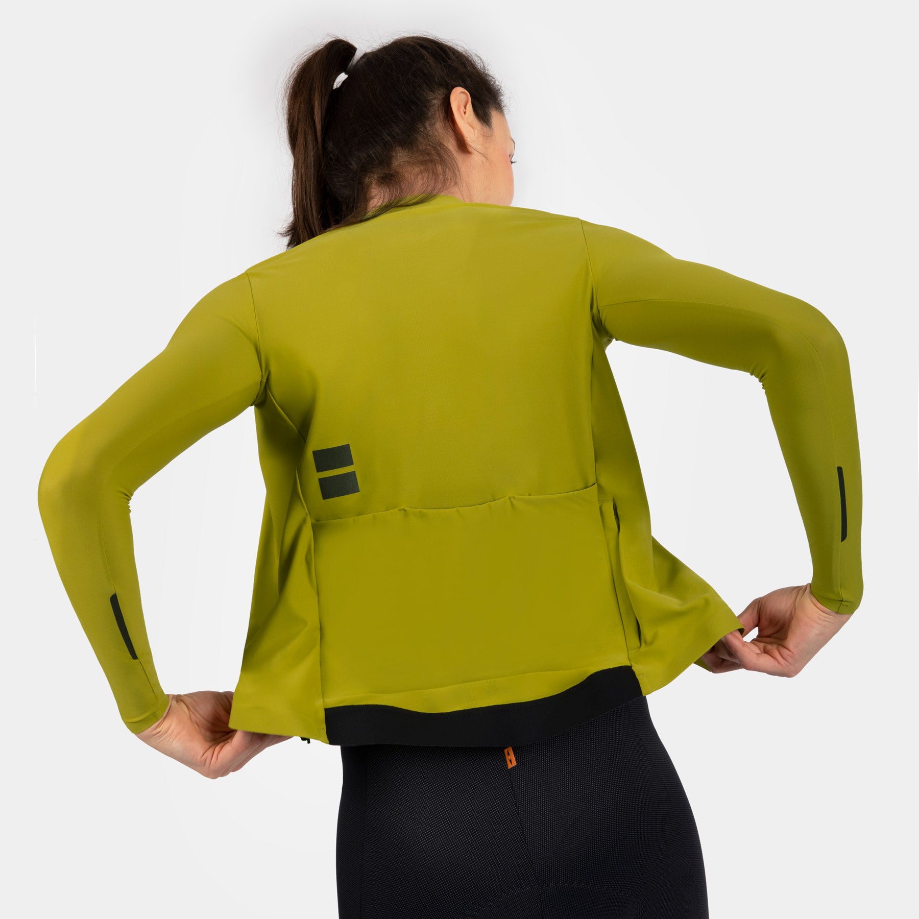 Women's Pro Lightweight LS Thermal Jersey - Turtle Green