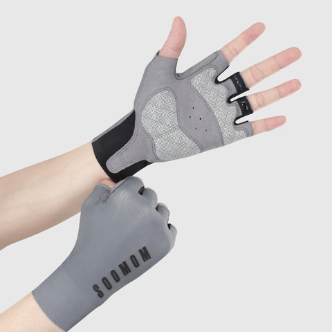 Pro Race Cycling Mitts - Grey